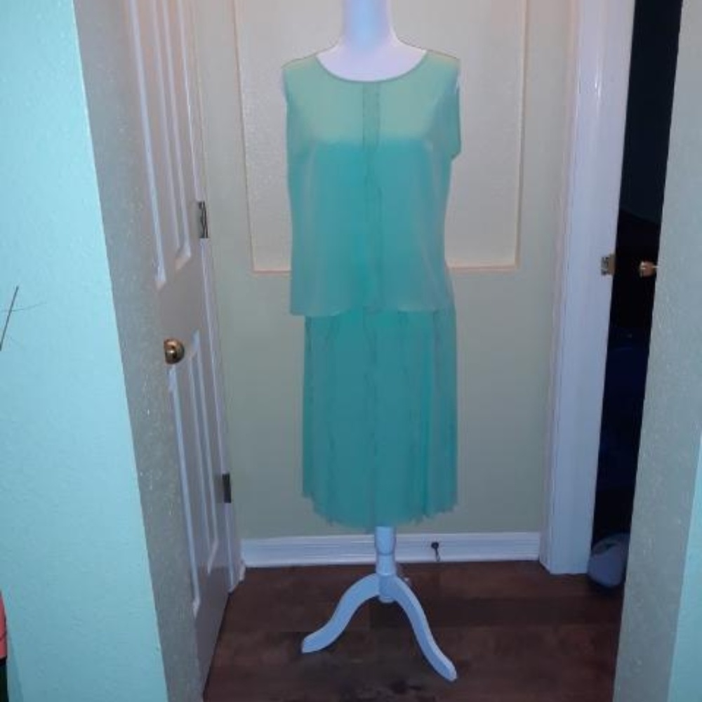 Escada top and skirt